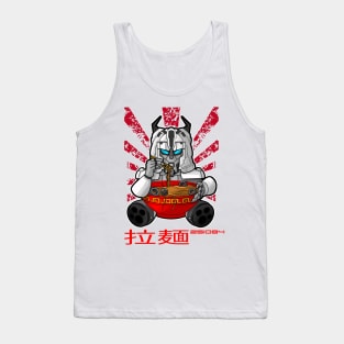 Kawaii Japanese anime ramen mecha Tank Top